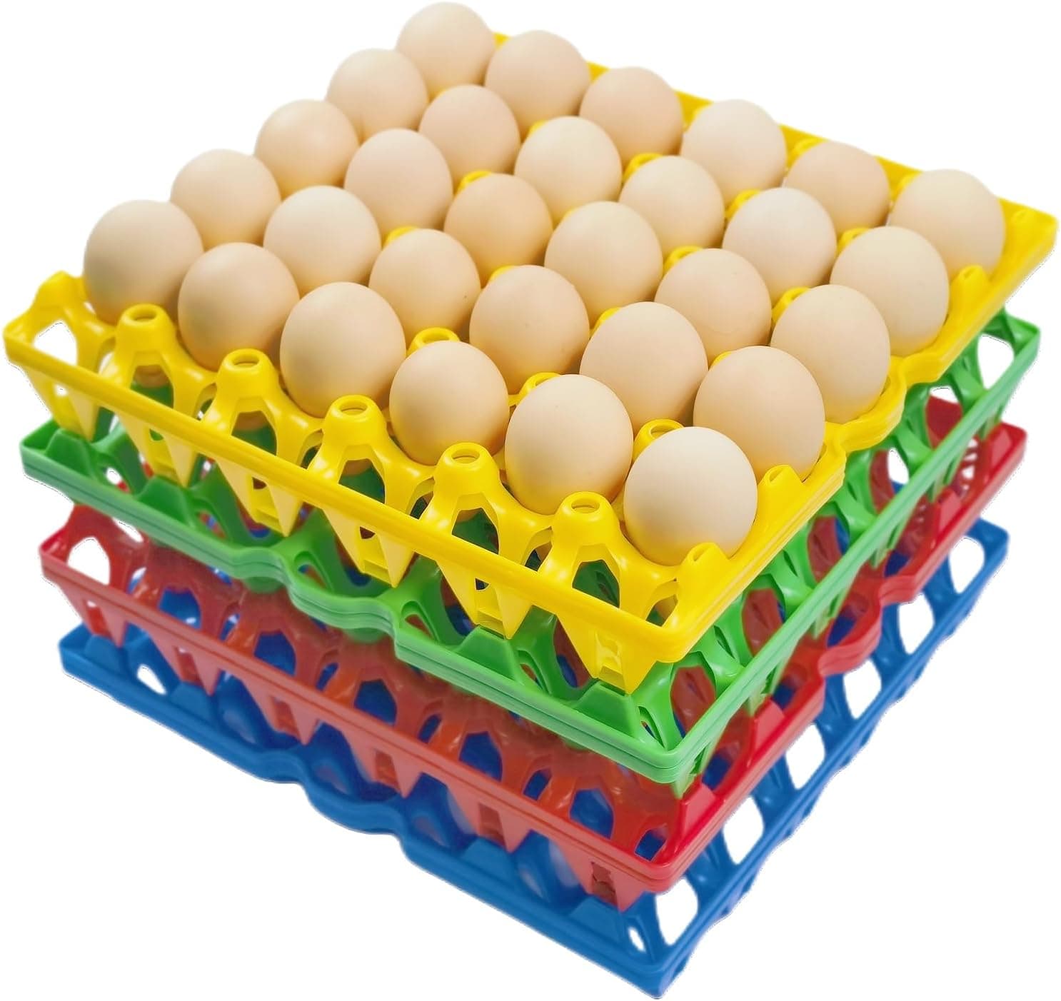 Plateaux à œufs en plastique haute résistance – Neufs