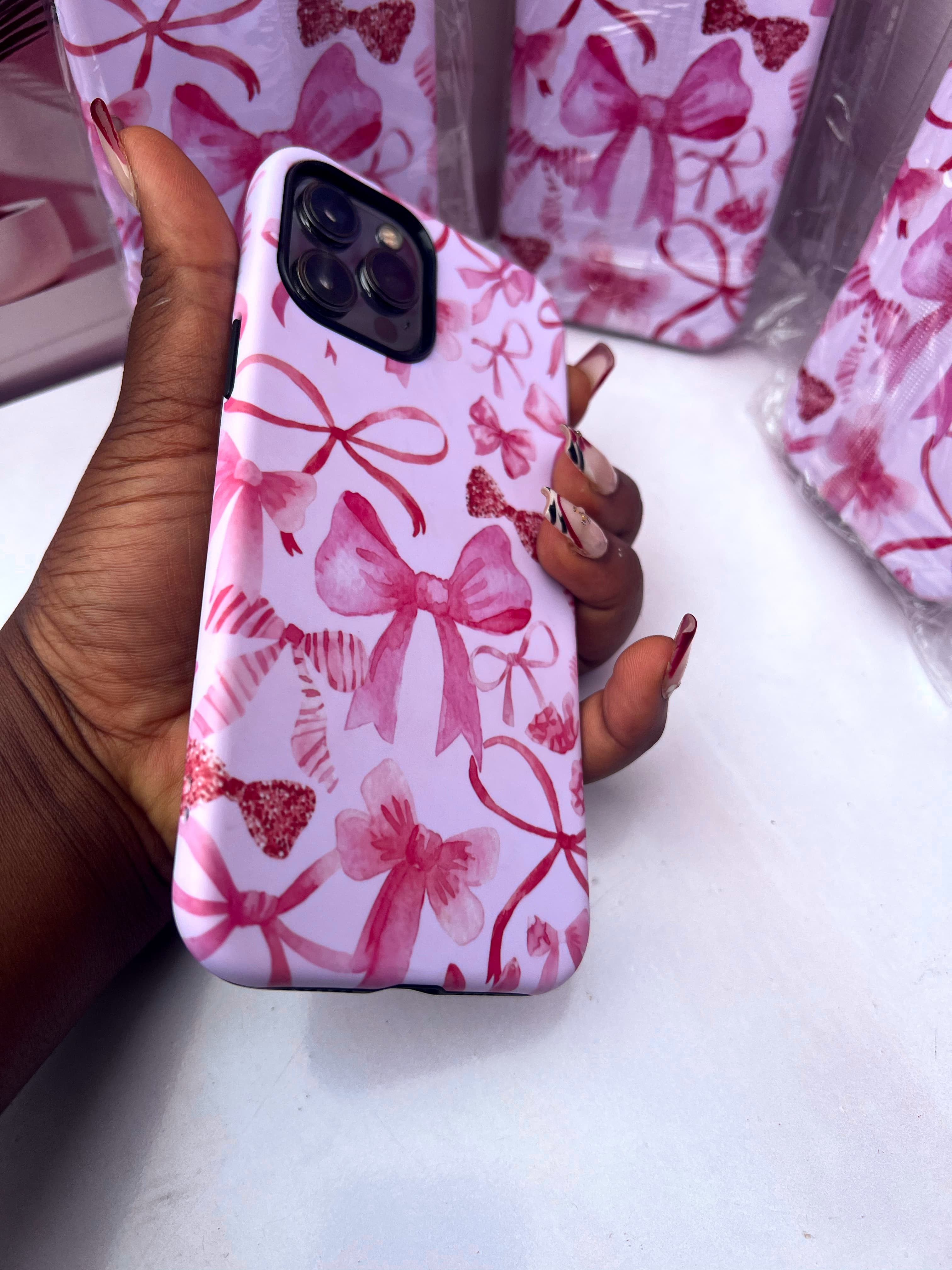 Coque iPhone chic design fille 2en 1